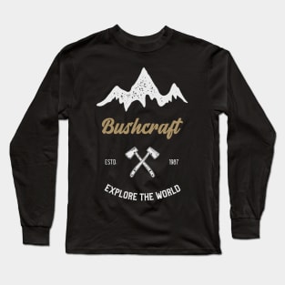 BUSHCRAFT EXPLORE THE WORLD Long Sleeve T-Shirt